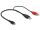 DeLOCK 83178 USB Kabel USB 2.0 0,3 m 2 x USB A 0,48 Gbit/s Schwarz