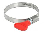 DELOCK Schlauchschelle, Flügelmutter 40-60mm 5 Stk. rot