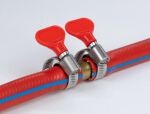 DELOCK Schlauchschelle, Flügelmutter 40-60mm 5 Stk. rot