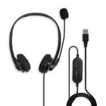 Lindy 42870 Kopfhörer & Headset Kabelgebunden Kopfband Anrufe/Musik USB Typ-A Schwarz