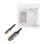 LogiLink CUA0101 Kabeladapter USB 3.2 Gen1 Type-C HDMI-A Schwarz, Grau