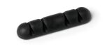 Durable Cavoline Clip 4 Tisch/Bank Kabelhalter Schwarz