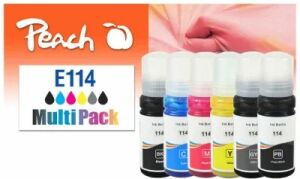 Peach PI200-941 Druckerpatrone 6 Stück(e) Original Standardertrag Schwarz, Cyan, Grau, Magenta, Gelb