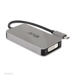 CLUB3D USB3.2 Gen1 Type-C to Dual Link DVI-D HDCP OFF version Active Adapter M/F for Apple Cinema Displays