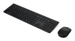 Lenovo 4X31R64328 Tastatur Maus enthalten Büro RF Wireless + Bluetooth Deutsch Schwarz
