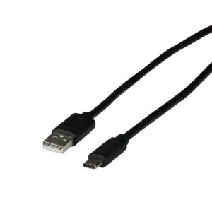EFB Elektronik EBUSBC-USB20AK.1 USB Kabel USB 2.0 1 m USB C USB A 0,48 Gbit/s 15 W Schwarz