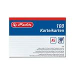 Herlitz 1150507 Karteikarte Weiß 100 Stück(e)
