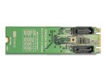 DELOCK Konverter M.2 B+M Stecker -> 2xSATA 7Pin-St. m. RAID