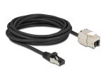 DELOCK Kabel RJ45 Stecker zu Keystone Modul RJ45 Buchse 5m