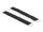 DELOCK Klettband selbstklebend Haft/Flauschband L 1mx25mm SW