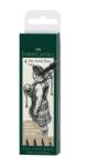 Faber-Castell Pitt Artist Pen Tuschestift, 4er Etui, schwarz