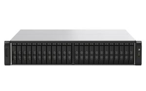 QNAP TS-h2490FU NAS Rack (2U) EPYC 7302P 128 GB DDR4 0 TB QuTS hero Schwarz, Grau