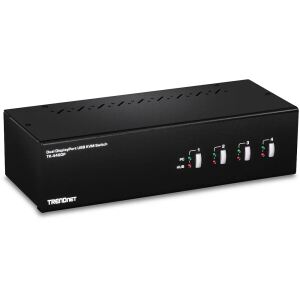 Trendnet TK-440DP Tastatur/Video/Maus (KVM)-Switch Schwarz, Silber
