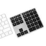 LogiLink ID0187 Numerische Tastatur Universal Bluetooth Aluminium, Schwarz