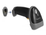 DELOCK Indusrie Barcode Scanner 1D mit Kabel und Halterung