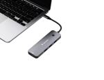 Verbatim CMH-08 USB Typ-C 5000 Mbit/s Silber
