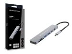 Conceptronic DONN28G 7-in-1 USB 3.2 Gen 1 Dockingstation, 4K60Hz HDMI, USB-A 5Gbps x 2, USB-C 5Gbps, SD, TF/MicroSD, 100W USB PD