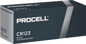 Duracell Batterie Procell - CR123A Lithium 10er Karton