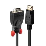 Lindy 41941 Videokabel-Adapter 1 m DisplayPort VGA (D-Sub) Schwarz