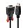 Lindy 41941 Videokabel-Adapter 1 m DisplayPort VGA (D-Sub) Schwarz