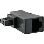 Schwaiger TST4215533 Kabeladapter TAE-F RJ-45 Schwarz