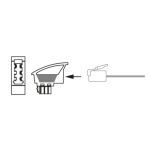 Schwaiger TST4215533 Kabeladapter TAE-F RJ-45 Schwarz