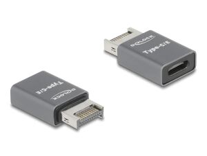 DELOCK Adapter USB 10 Gbps Typ-E Key A St > USB Type-C Bu