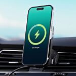 ALOGIC MSCCM Ladegerät für Mobilgeräte Smartphone Schwarz USB Kabelloses Aufladen Schnellladung Auto