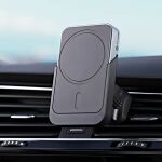 ALOGIC MSCCM Ladegerät für Mobilgeräte Smartphone Schwarz USB Kabelloses Aufladen Schnellladung Auto