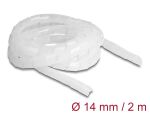 DELOCK Spiralschlauch flexibel 2 m x 14 mm transparent
