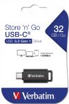 Verbatim Store n Go USB-Stick 64 GB USB Typ-C 3.2 Gen 1 (3.1 Gen 1) Schwarz