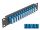 DELOCK 10" LWL Patchpanel 12 Port LC Quad blau 1 HE schwarz