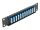 DELOCK 10" LWL Patchpanel 12 Port LC Quad blau 1 HE schwarz