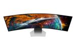 Samsung G95SC Computerbildschirm 124,5 cm (49") 5120 x 1440 Pixel Dual QHD OLED Silber