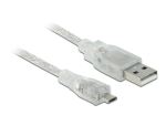 DeLOCK 1m, USB2.0-A/USB2.0 Micro-B USB Kabel USB A...