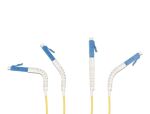DeLOCK LWL Kabel LC Duplex zu LC Duplex Singlemode OS2 winkelbar 5 m