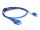 DELOCK LWL Kabel mit Metallarmierung LC Duplex Singlemode 1m
