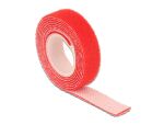 DELOCK Kabelbinder Klettverschluss 1000x13mm 1x Rol rot