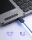 Inateck KB06101_STEEL GRAY Tastatur Haus RF Wireless + Bluetooth QWERTZ Englisch Schwarz
