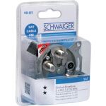 Schwaiger DSE652 531 Steckdose SAT + TV + Radio