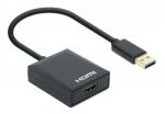Manhattan 153690 laptop-dockingstation & portreplikator Kabelgebunden USB 3.2 Gen 1 (3.1 Gen 1) Type-A Schwarz