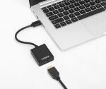 Manhattan 153690 laptop-dockingstation & portreplikator Kabelgebunden USB 3.2 Gen 1 (3.1 Gen 1) Type-A Schwarz