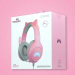Blade Gaming Tanooki Kopfhörer Kabelgebunden Kopfband Grau, Pink