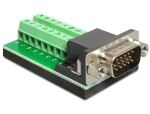 DELOCK Adapter Terminalblock 16pin -> VGA 15pin Stecker