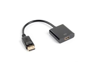 Lanberg AD-0009-BK Videokabel-Adapter 0,1 m DisplayPort HDMI Typ A (Standard) Schwarz