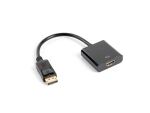 Lanberg AD-0009-BK Videokabel-Adapter 0,1 m DisplayPort...