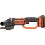Black&Decker Akku-Winkelschleifer 125mm, 18V/4,0Ah BCG720M1