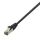 LogiLink CQ8073S Netzwerkkabel Schwarz 5 m Cat8.1