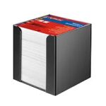 Herlitz Zettelkasten sw. 9x9cm 700Bl weiß mit...