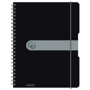 Herlitz 11293073 Notizbuch A4 80 Blätter Schwarz